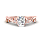 Load image into Gallery viewer, infinity-daisy-floral-radiant-cut-orange-sapphire-engagement-ring-in-rose-gold-FD9986RARGSAOR-NL-RG
