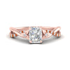 Load image into Gallery viewer, infinity-daisy-floral-radiant-cut-orange-sapphire-engagement-ring-in-rose-gold-FD9986RARGSAOR-NL-RG