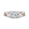 Load image into Gallery viewer, infinity-daisy-floral-radiant-cut-orange-sapphire-engagement-ring-in-white-gold-FD9986RARGSAOR-NL-WG