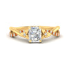 Load image into Gallery viewer, infinity-daisy-floral-radiant-cut-orange-sapphire-engagement-ring-in-yellow-gold-FD9986RARGSAOR-NL-YG