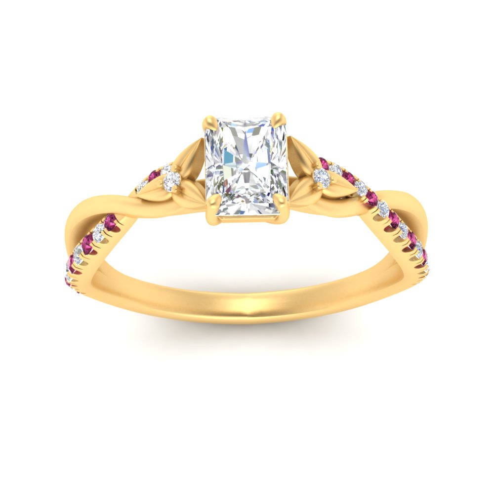 infinity-daisy-floral-radiant-cut-pink-sapphire-engagement-ring-in-yellow-gold-FD9986RARGSADRPI-NL-YG