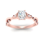 Load image into Gallery viewer, infinity-daisy-floral-radiant-cut-ruby-engagement-ring-in-rose-gold-FD9986RARGRUDR-NL-RG

