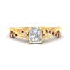 Load image into Gallery viewer, infinity-daisy-floral-radiant-cut-ruby-engagement-ring-in-yellow-gold-FD9986RARGRUDR-NL-YG