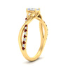 Load image into Gallery viewer, infinity-daisy-floral-radiant-cut-ruby-engagement-ring-in-yellow-gold-FD9986RARGRUDR-NL-YG