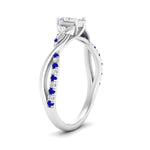 Load image into Gallery viewer, infinity-daisy-floral-radiant-cut-sapphire-engagement-ring-in-white-gold-FD9986RARGSABL-NL-WG

