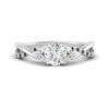 Load image into Gallery viewer, infinity-daisy-floral-round-cut-black-diamond-engagement-ring-in-white-gold-FD9986RORGBLACK-NL-WG