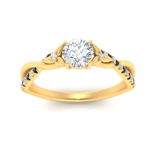 infinity-daisy-floral-round-cut-black-diamond-engagement-ring-in-yellow-gold-FD9986RORGBLACK-NL-YG
