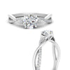 Load image into Gallery viewer, infinity-daisy-floral-round-cut-diamond-engagement-ring-in-platinum-FD9986ROR-NL-WG