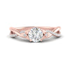 Load image into Gallery viewer, infinity-daisy-floral-round-cut-diamond-engagement-ring-in-rose-gold-FD9986ROR-NL-RG