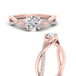 Load image into Gallery viewer, infinity-daisy-floral-round-cut-diamond-engagement-ring-in-rose-gold-FD9986ROR-NL-RG
