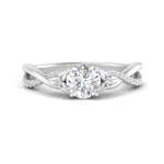 Load image into Gallery viewer, infinity-daisy-floral-round-cut-diamond-engagement-ring-in-white-gold-FD9986ROR-NL-WG
