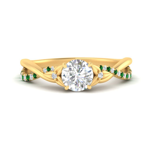 infinity-daisy-floral-round-cut-emerald-engagement-ring-in-yellow-gold-FD9986RORGEMGR-NL-YG