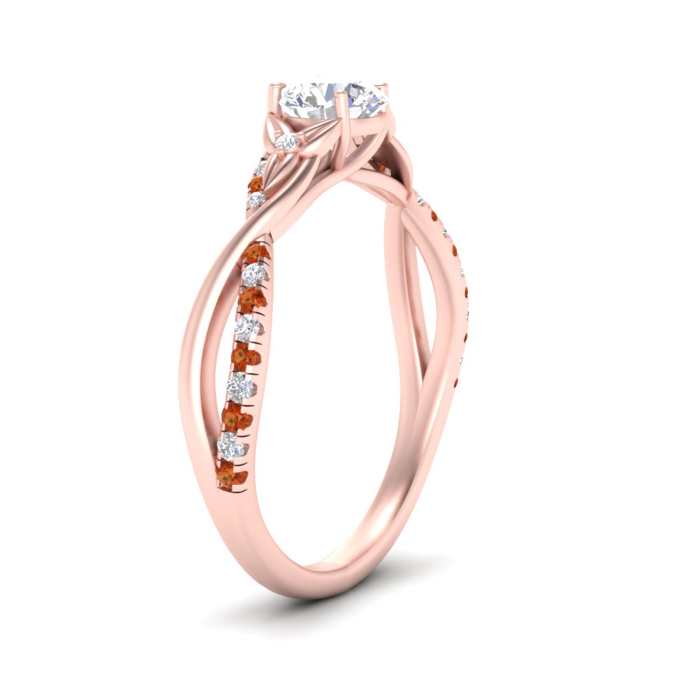 infinity-daisy-floral-round-cut-orange-sapphire-engagement-ring-in-rose-gold-FD9986RORGSAOR-NL-RG