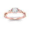 Load image into Gallery viewer, infinity-daisy-floral-round-cut-orange-sapphire-engagement-ring-in-rose-gold-FD9986RORGSAOR-NL-RG