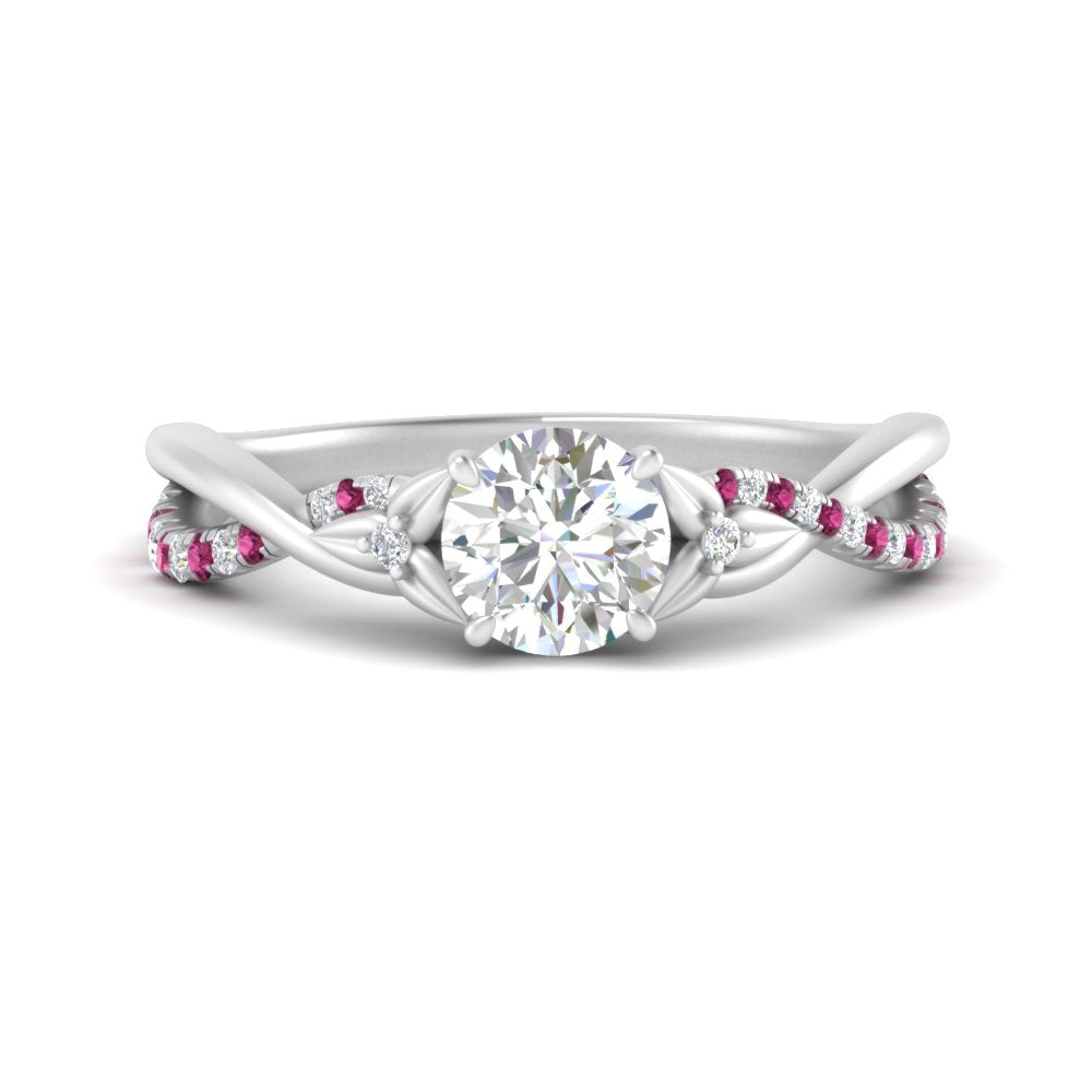 infinity-daisy-floral-round-cut-pink-sapphire-engagement-ring-in-white-gold-FD9986RORGSADRPI-NL-WG