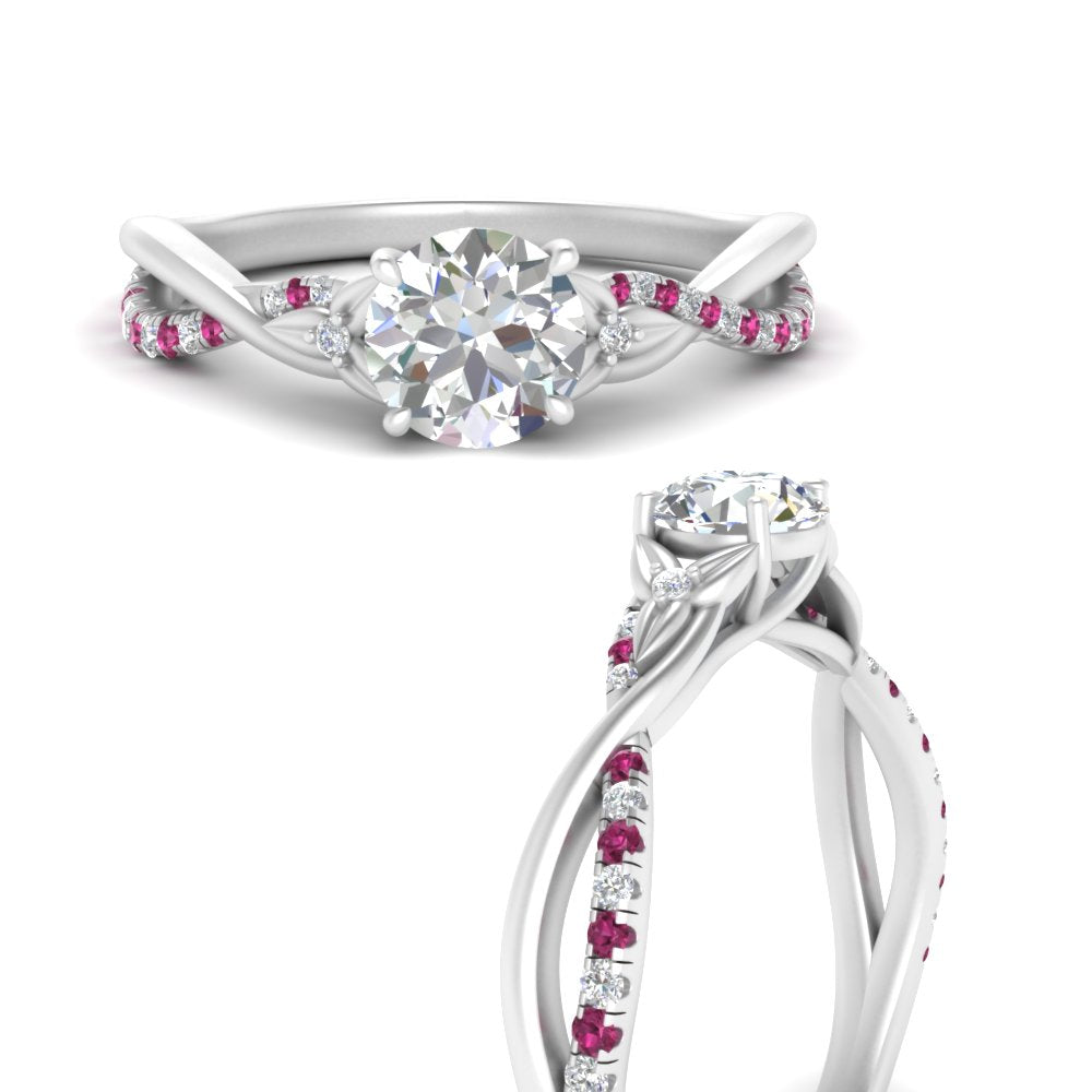 infinity-daisy-floral-round-cut-pink-sapphire-engagement-ring-in-white-gold-FD9986RORGSADRPI-NL-WG