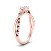 Load image into Gallery viewer, infinity-daisy-floral-round-cut-ruby-engagement-ring-in-rose-gold-FD9986RORGRUDR-NL-RG