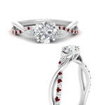 Load image into Gallery viewer, infinity-daisy-floral-round-cut-ruby-engagement-ring-in-white-gold-FD9986RORGRUDR-NL-WG
