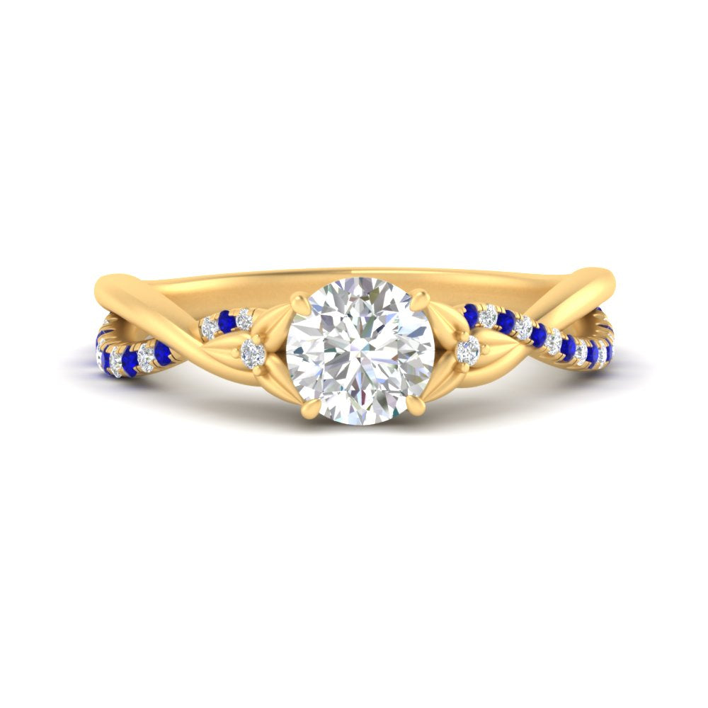 infinity-daisy-floral-round-cut-sapphire-engagement-ring-in-yellow-gold-FD9986RORGSABL-NL-YG