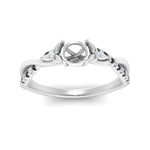 Load image into Gallery viewer, infinity-daisy-floral-semi-mount-black-diamond-engagement-ring-in-white-gold-FD9986SMRGBLACK-NL-WG.jpg

