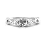 Load image into Gallery viewer, infinity-daisy-floral-semi-mount-diamond-engagement-ring-in-white-gold-FD9986SMR-NL-WG.jpg
