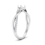 Load image into Gallery viewer, infinity-daisy-floral-semi-mount-diamond-engagement-ring-in-white-gold-FD9986SMR-NL-WG.jpg
