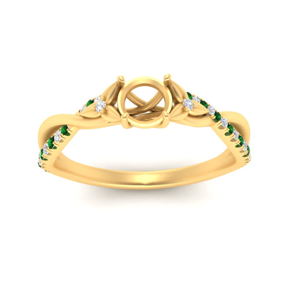 infinity-daisy-floral-semi-mount-emerald-engagement-ring-in-yellow-gold-FD9986SMRGEMGR-NL-YG.jpg