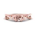 Load image into Gallery viewer, infinity-daisy-floral-semi-mount-orange-sapphire-engagement-ring-in-rose-gold-FD9986SMRGSAOR-NL-RG.jpg
