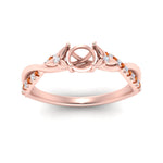 Load image into Gallery viewer, infinity-daisy-floral-semi-mount-orange-sapphire-engagement-ring-in-rose-gold-FD9986SMRGSAOR-NL-RG.jpg

