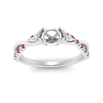 Load image into Gallery viewer, infinity-daisy-floral-semi-mount-pink-sapphire-engagement-ring-in-white-gold-FD9986SMRGSADRPI-NL-WG.jpg
