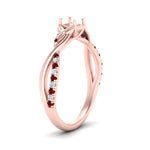 Load image into Gallery viewer, infinity-daisy-floral-semi-mount-ruby-engagement-ring-in-rose-gold-FD9986SMRGRUDR-NL-RG.jpg
