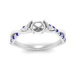 Load image into Gallery viewer, infinity-daisy-floral-semi-mount-sapphire-engagement-ring-in-white-gold-FD9986SMRGSABL-NL-WG.jpg
