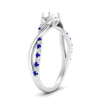 Load image into Gallery viewer, infinity-daisy-floral-semi-mount-sapphire-engagement-ring-in-white-gold-FD9986SMRGSABL-NL-WG.jpg
