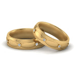Load image into Gallery viewer, Infinity Diamond Lesbian Wedding Rings

