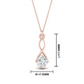 Thumbnail 9 - Infinity Solitaire Pendant