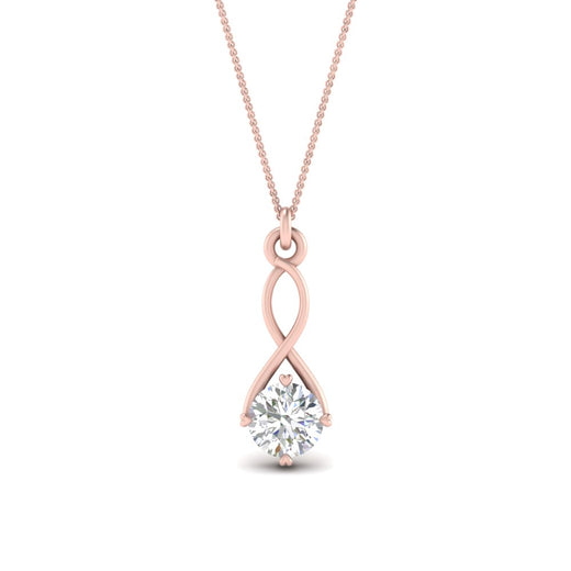 Infinity Solitaire Pendant