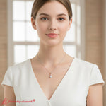 Load image into Gallery viewer, infinity-diamond-solitaire-pendant-in-white-gold-FDPD10486
