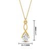 Load image into Gallery viewer, Infinity Solitaire Pendant