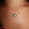 Load image into Gallery viewer, infinity-diamond-two-tone-pendant-necklace-in-FDPD11206_3