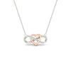 Load image into Gallery viewer, infinity-diamond-two-tone-pendant-necklace-in-FDPD11206-NL-WG.jpg