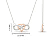 Load image into Gallery viewer, infinity-diamond-two-tone-pendant-necklace-in-FDPD11206-NL-WG.jpg
