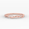 Load image into Gallery viewer, infinity-diamond-wedding-promise-band-in-rose-gold-FD1122B1-NL-RG