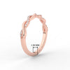 Load image into Gallery viewer, infinity-diamond-wedding-promise-band-in-rose-gold-FD1122B1-NL-RG