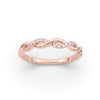 Load image into Gallery viewer, infinity-diamond-wedding-promise-band-in-rose-gold-FD1122B1-NL-RG
