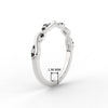Load image into Gallery viewer, infinity-diamond-wedding-promise-band-with-black-diamond-in-white-gold-FD1122B1GBLACK-NL-WG