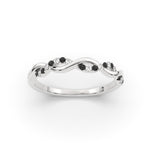 Load image into Gallery viewer, infinity-diamond-wedding-promise-band-with-black-diamond-in-white-gold-FD1122B1GBLACK-NL-WG
