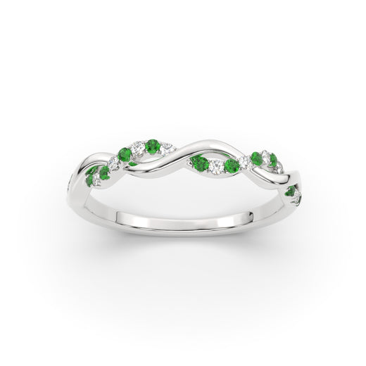 infinity-diamond-wedding-promise-band-with-emerald-in-white-gold-FD1122B1GEMGR-NL-WG