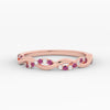 Load image into Gallery viewer, infinity-diamond-wedding-promise-band-with-pink-sapphire-in-rose-gold-FD1122B1GSADRPI-NL-RG