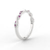 Load image into Gallery viewer, infinity-diamond-wedding-promise-band-with-pink-sapphire-in-white-gold-FD1122B1GSADRPI-NL-WG