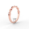 Load image into Gallery viewer, infinity-diamond-wedding-promise-band-with-ruby-in-rose-gold-FD1122B1GRUDR-NL-RG